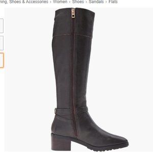 New in box Coach “Sullivan” Riding Safari Chestnut Pebbled Leather Boots 7